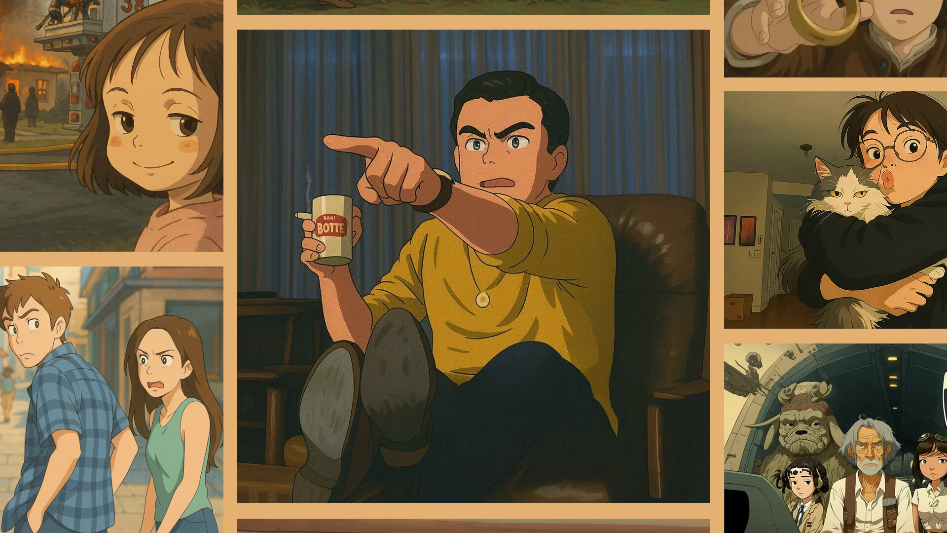 AI generated Ghibli Art